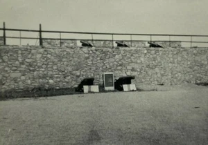 Fort Ticonderoga New York Army Stone Wall Cannon B&W Photograph 3.5 x 5 - Picture 1 of 3