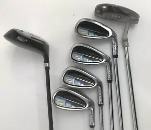 Ram G-Force Ti-Matrix 6,8,9,PW Putter, 3 Wood Irons Golf Clubs Uniflex - Picture 1 of 7