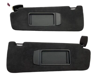 OEM 2009-2015 BMW 740i 750i 760i B7 F01 parasol izquierdo y derecho gamuza alcantara Foto 1 de 4