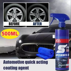 500ml Car Glass Coating Liquid Anti-scratch Care Polish Quick Acting Coat Agent - Picture 1 of 19