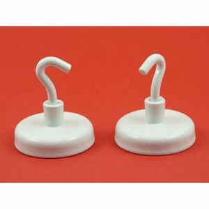32mm x 35,5mm Ferrithaken Magnete C8 (1/2 Stck.) Bannerhaken Ladenbeschlag - Bild 1 von 12