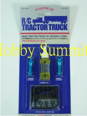 Tamiya 1/14 R/C  OIL SHOCK  Set    Actros R620 MAN Volvo Tractor Truck  56503 - Image 1 of 3