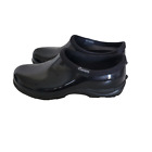 Sloggers Rain Garden Rubber Clogs Mules Black Women's Size 7 Made In The Usa