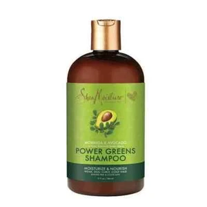 Shea Moisture Power Greens Shampoo Moisturize Nourish Moringa Avocado 2 BOTTLES - Picture 1 of 3