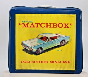 VINTAGE OFFICIAL MATCHBOX COLLECTOR'S MINI-CASE No 8 1967 LESNEY - Picture 1 of 9