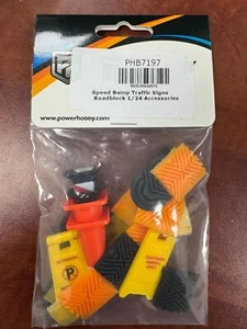 Powerhobby Speed Bump Traffic Signs Roadblock 1/24 Crawler Accessories - Picture 1 of 1