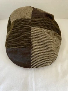 Vintage Giovannio Florence NY Zeitungsjunge Gatsby Mütze Cabbie 22" Umfang 8 Tage. - Bild 1 von 8