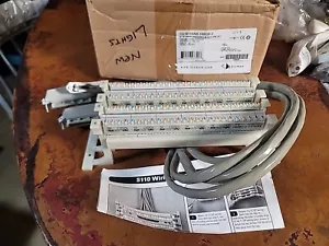 Siemon S110AB-100CB-2 Prewired Block 4PR 2FT Tail Bottom Female - Picture 1 of 11