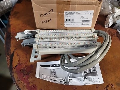 Siemon S110AB-100CB-2 Prewired Block 4PR 2FT Tail Bottom Female - Image 1 of 4