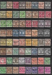 New York Bureau Precancels - 64 Stamps - All Brooklyn - Picture 1 of 1