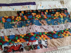 Vintage Anne Of Green Gables Comic Spiderman 20x28 Handmade Baby Blanket Quilt - Picture 1 of 9