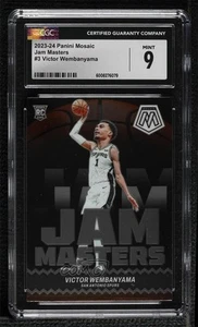 2023-24 Panini Mosaic Jam Masters Victor Wembanyama #3 CGC 9 Mint Rookie RC - Picture 1 of 3