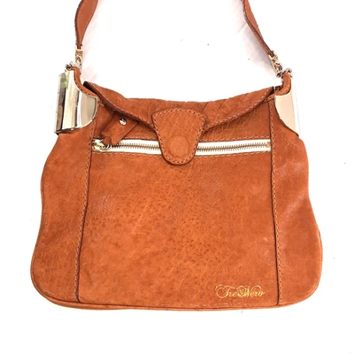 Tre Vero кожи Золотая цепочка деталь наплечная сумка сумочка магнитные масло мягкий коричневый - Изображение 1 из 4