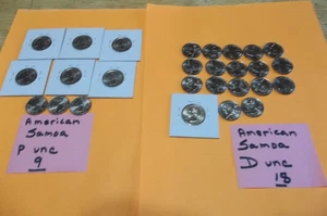 (27) 2009 American Samoa   P  & D State & Territory  quarters   UNCIRCULATED - Picture 1 of 10