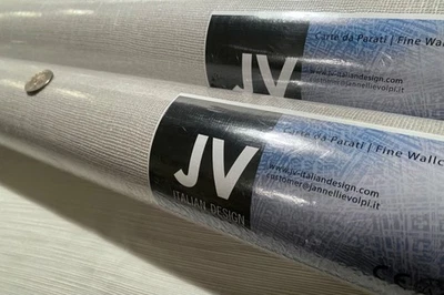 22YD JANNELLI & VOLPI Italy 5982 Havana Shibori Textile Texture Vinyl Wallpaper - Image 1 of 4