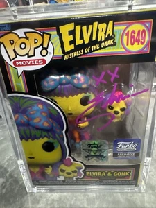 FUNKO POP! VINYL FIGUR - ELVIRA & GONK - HANDSIGNIERT COA DABEI - Bild 1 von 4