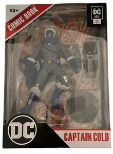 The Flash Captain Cold Page Punchers 7” Action Figure & Comic Book DC Direct - Picture 1 of 6