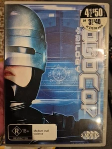 ROBOCOP 1 2 3 TRILOGY 3-DISC DVD CULT FILM BOX SET PETER WELLER SEQUEL - Picture 1 of 3