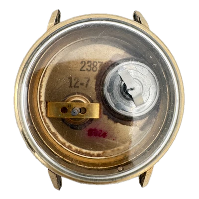 Винтажный Accutron 214 мужские наручные часы чехол для 2387 34 мм 10k золото заполненное США - Изображение 1 из 3