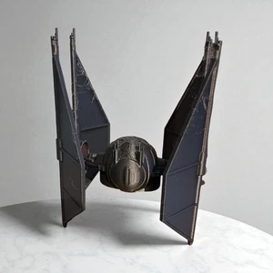 3D-gedruckter 6 Zoll Starwars Tie Fighter Intercepter schwarz komplett montiert  - Bild 1 von 4
