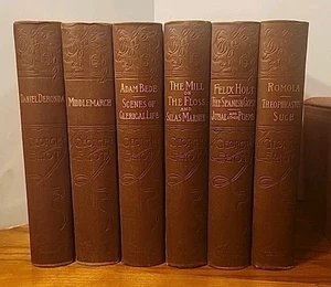 1880er George Eliots Werke, 6-bändig, Neuauflage, Donohue, Henneberry & Co. - Bild 1 von 15