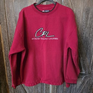 Sudadera Ralph Lauren Chaps Adulto Talla XL Rojo Logo CRL De Colección Preppy Y2K - Imagen 1 de 6