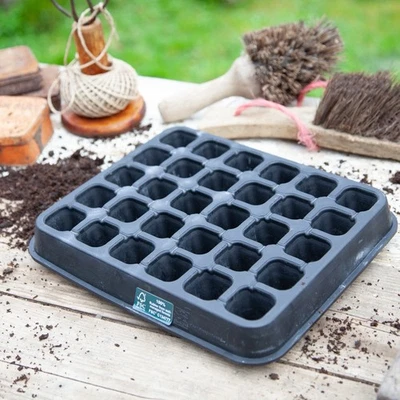 WILDLIFE WORLD Plastic Free Gardening - 30 Cell Natural Rubber Seed Tray