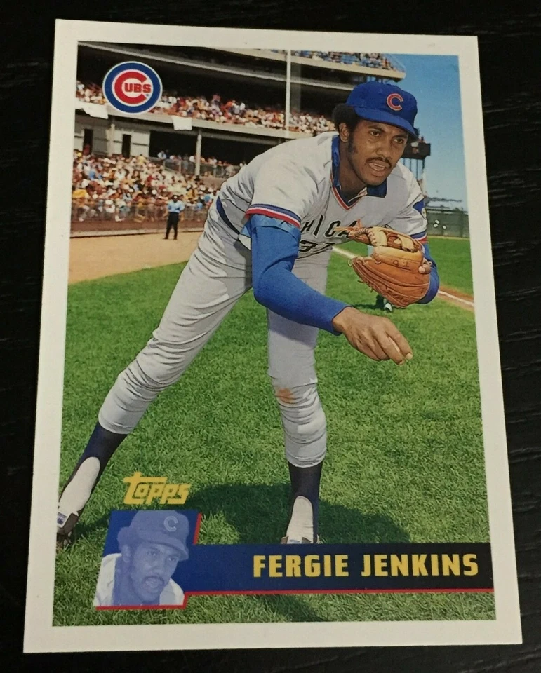 FERGIE JENKINS 2013 Topps Archives Chicago Cubs STADIUM SEASON GIVEAWAY CUBS-2 - Image 1 of 1