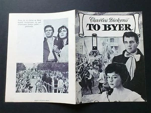 Programa de cine danés."Historio de dos ciudades" Charles Dickens.Dirk Bogarde.1958 - Imagen 1 de 4