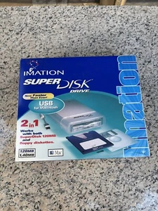 Imation SD-USB-M2 Portable SuperDisk Lecteur de disquette USB externe pour Mac NOS - Photo 1/6
