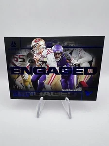 Danielle Hunter - 2024 Panini Luminance Engaged #ENG-DHR Blue /50 Vikings SP - Picture 1 of 3