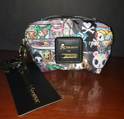 Difícil de Encontrar Tokidoki X LeSportsac Tokidopoli Gelatino Cosmético Maquillaje Bolsa Bolso-¡NUEVO CON ETIQUETAS! Foto 1 de 4