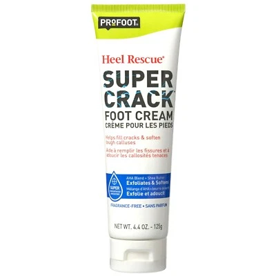 PROFOOT HEEL RESCUE SUPER CRACK CREAM Exfoliates & Softens FRAGRANCE-FREE Foot C - Image 1 of 2