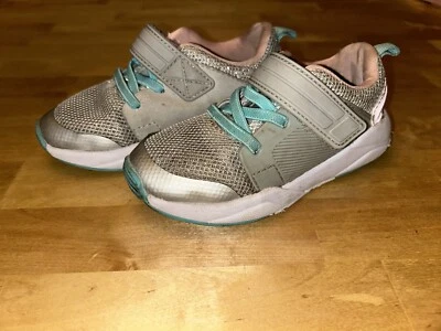 Little Girls/Toddlers Silver Sneakers Size 9 - Image 1 of 4