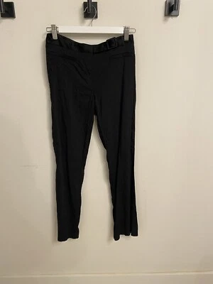 Pantalones de vestir NANETTE LEPERE negros a rayas talla 2 (23) Foto 1 de 3