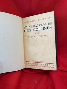 KIPLING (Rudyard) - Nouveaux Contes des Collines. Stock, 1921, relié. - Imagen 1 de 5