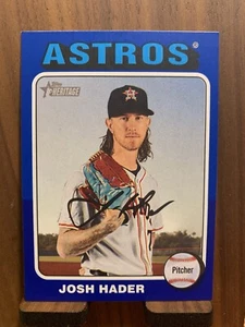 2024 Topps Heritage High Number - Josh Hader #501 Dark Blue Border - Picture 1 of 2
