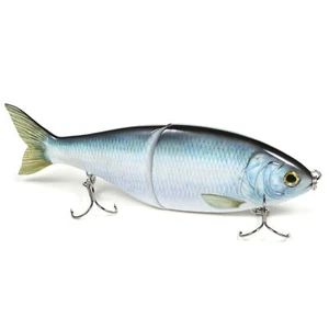 2 ~ 5 pezzi pesca aliante 7 pollici 2,8 oz esca da scivolo esca da nuoto snodata artificiale 2 ganci - Foto 1 di 12