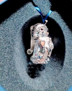 ~RARE~ 2006 Swarovski Kris Bear Annual Ornament #870000 Wearing Cloak MIB COA - Picture 1 of 2