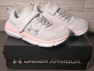 Girls UA Under Armour GPS Assert 10 Strap Fasten Sneakers Size 2Y- New in box - Picture 1 of 10