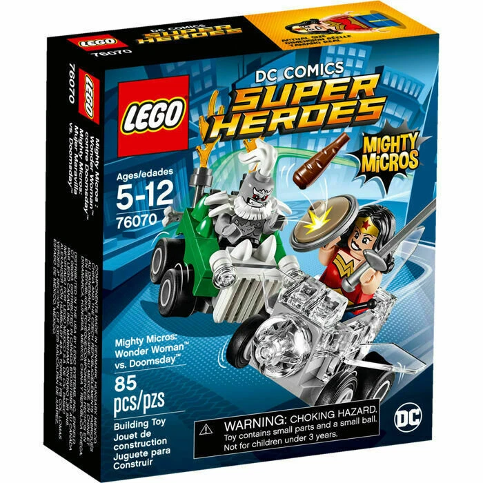 76070 MIGHTY MICROS WONDER WOMAN VS. DOOMSDAY lego legos set micro DC COMICS new - Image 1 of 1