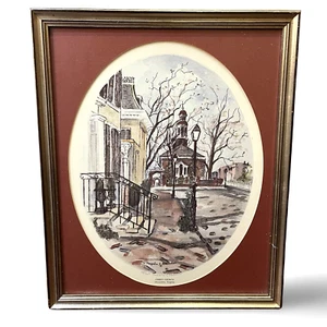 Jacquelin C Alexander Signed Numbered Print  “Christ Church” Alexandria Virginia - Picture 1 of 12