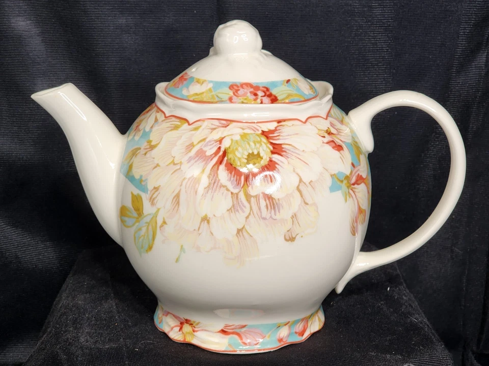 222 FIFTH MARLEY TEAL Teapot - Image 1 of 2