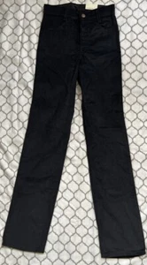 Levi's Corduroy 719-1517 Student Pants Straight Leg  26x32 Black Vintage USA - Picture 1 of 4
