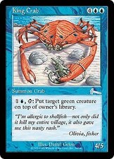 Urza's Legacy King Crab x4 Magic The Gathering NM