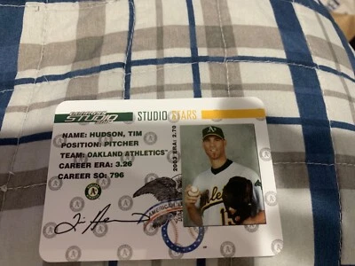 2004 Donruss Studio Tim Hudson Studio Stars #SS-47 - Image 1 of 2