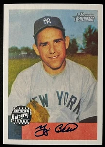 Yogi Berra 2002 Topps Bowman Heritage 1954 Autographs New York Yankees - Picture 1 of 2