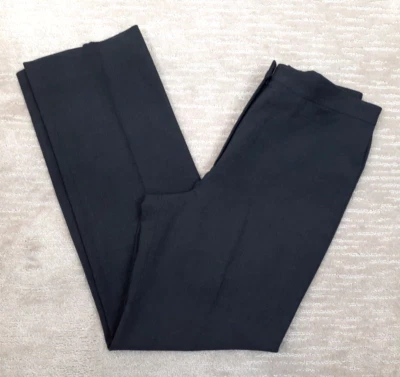 Pantalones de vestir Classiques Entier para mujer 12 gris pierna ancha mezcla de lana elásticos carrera Foto 1 de 4