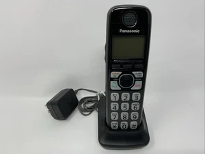 Panasonic KX-TGA470 Handset Phone & Dock Cradle PNLC1029 Black - Picture 1 of 10