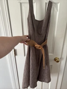 Nine West Women’s Size 8 Belted A Line Dress With Lining - Picture 1 of 12